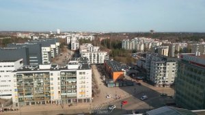 Drone flight over Espoo area, Matinkylä. Beautiful residential area