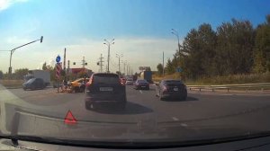 ДТП с участием автомобиля такси.