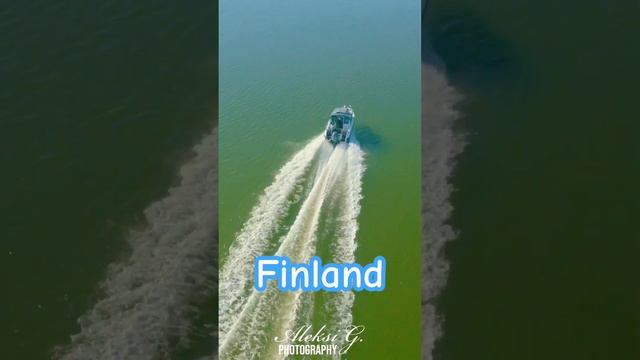 Chasing a boat a couple of kilometers from the shore, drone video #helsinki