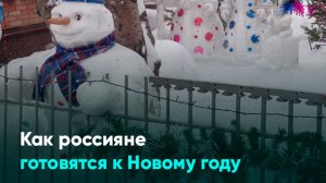 Как россияне готовятся к Новому году