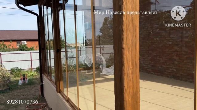 Шикарная терраса -зона отдыха компании …Мир Навесов... в Ростове на Дону