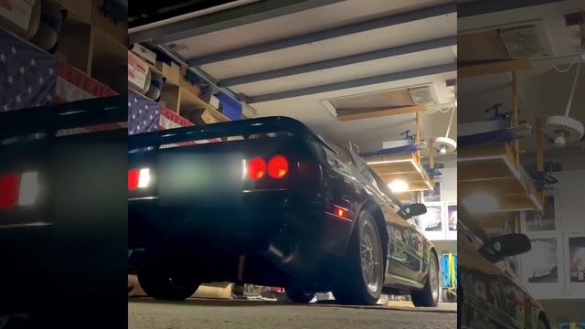 1990 #Mazda #Rx-7 #Turbo,  startup.  #Rotaryengine #ethanol