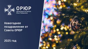 Новогоднее поздравление от Совета ОРЮР - 2025 год