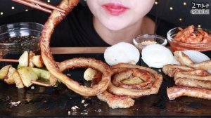 정말 고소한 한우 곱창 Beef Intestines MUKBANG