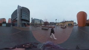 Walking around Helsinki in 360° panoramic video #360video #360