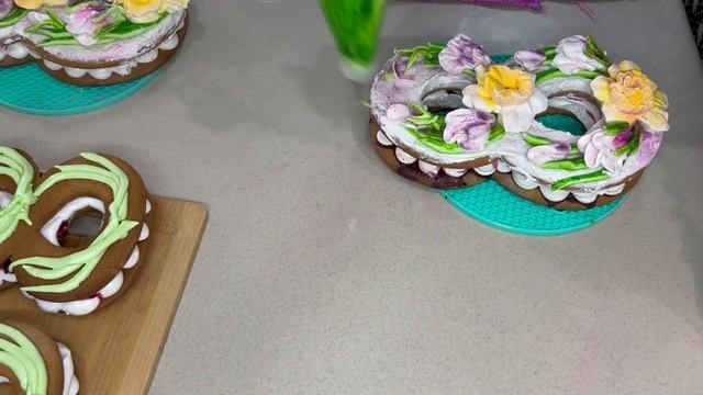 ЗефироСендвичи или мини тортики к 8 марта#MarshmallowSandwiches or mini cakes for March 8
