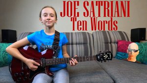 JOE SATRIANI - Ten Words (2006 - Super Colossal)(Guitar Cover by Khazieva Kamila)
