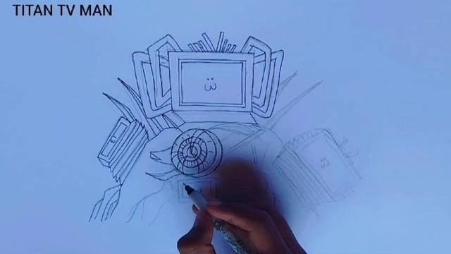 How to draw Titan TV Man 3.0 from Skibidi toilet||Titan TV Man drawing||Skibidi toilet||UM Art zone смотреть онлайн