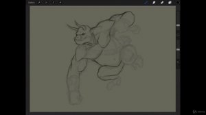 The Digital Painting. Lesson 09. Cell Shading Style. Part 47 - Refined Drawing