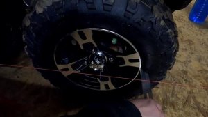 квадроцикл BASHAN.регулировка схождения из салона)