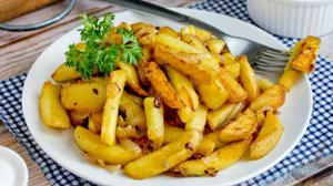 Как без масла пожарить картошку, вкусно и полезно