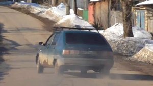 Иж Ода GT с двигателем ЗМЗ 406 Жгёт резину