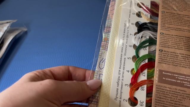❤️3.Покупки за полгода 2024 . Вышивка крестиком . Наборы для вышивки (нитки) 🪡 Часть 1. смотреть онлайн