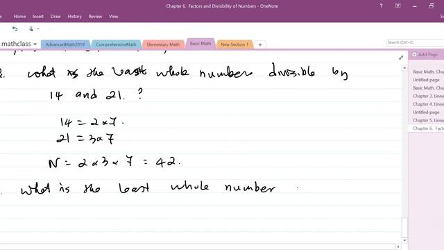 Chapter 6 Factors and Divisibiliy of Numbers смотреть онлайн