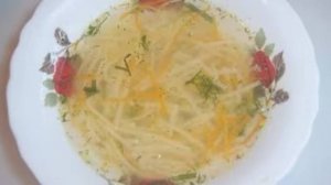 Суп лапша с курицей