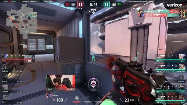 VCT AMERICA Kickoff Finals 2024 SEN vs. LOUD | ICEBOX | The LAST 4 ROUNDS