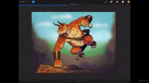The Digital Painting. Lesson 09. Cell Shading Style. Part 55 - Texture Layers