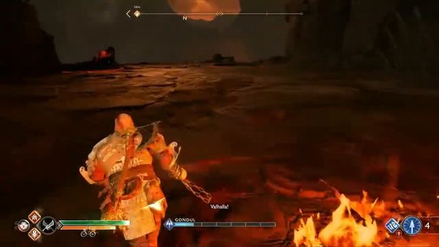 No Damage Valkyrie Gondul God of War Fight (No Zeus Armor) смотреть онлайн