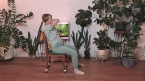 Комплекс упражнений сидя на стуле