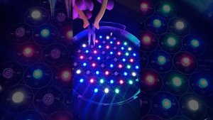 Ремонт led par, световой головы wash led, замена светодиодов, проверка работоспособности