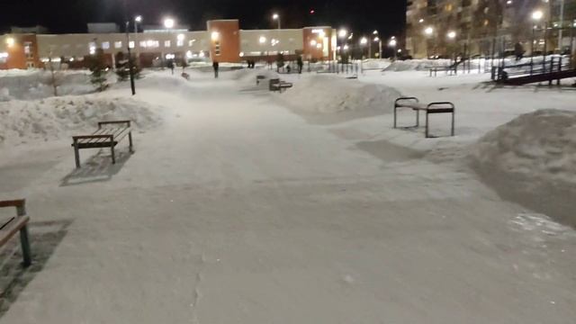 Архангельск  Зимняя ❄⛄ прогулка по городу Благоустройство территорий  Необычный парк ЗАРУСЬЕ  #Влог