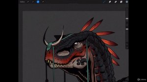 The Digital Painting. Lesson 10. Inking Style. Part 61 - Shadows and Lighting