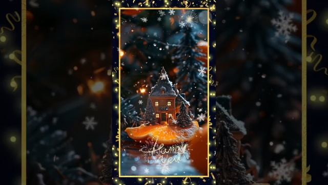 С Новым годом. Новый год 2025. Музыкальная открытка