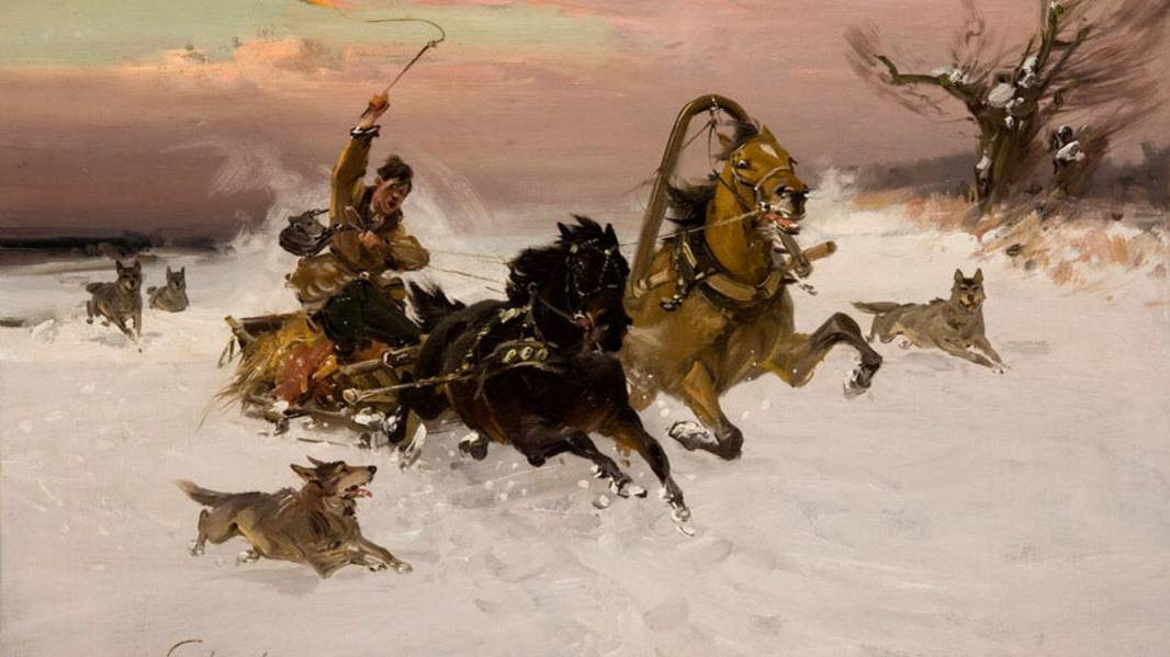 К. Фофанов. Волки. Читает Валерий Лялин. смотреть онлайн