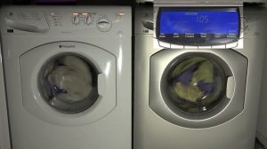 Wash Race - Hotpoint Aquarius WF541 vs. Hotpoint Ultima WT960 / Cotton Standard 60'c