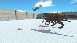 GHOR HAMMER WITH SCOURGE VS 2X BOSS - Animal Revolt Battle Simulator