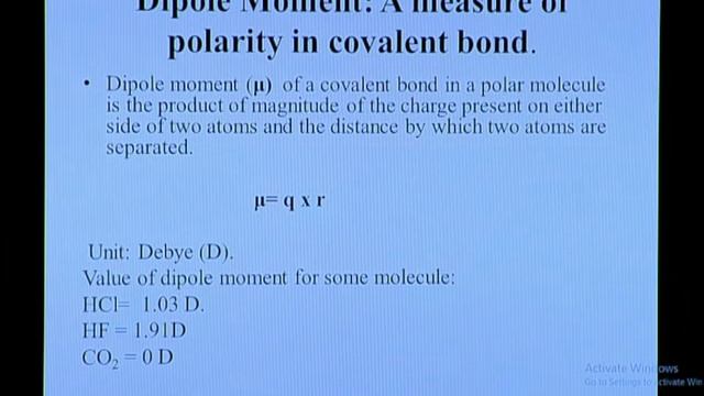 Chemistry  Key Stage 5 : Electronegativity, Polar Molecules & Co-ordinate Bond