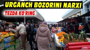 Yangi yilga Urganch dehqon bozor narxida