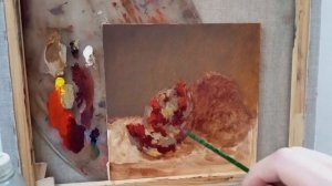 Секреты  живописи маслом. 6  Урок. 1 Часть. Пишем гранат маслом. Художник Голубев Александр