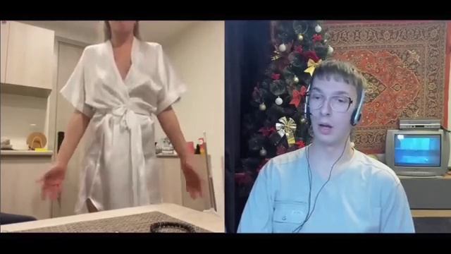 Легендарная Ксения и ее страстные танцы... Чат рулетка ( Креативный директор) (360p)