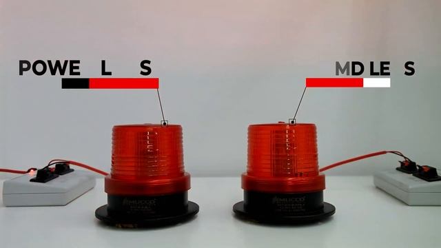 Сигнальный маяк 90 мм, цилиндрический корпус, монтаж на поверхность, 5 режимов свечения, IP65. MUCC смотреть онлайн