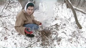 Странник Артур Выживание в лесу зимой 72 часа 1