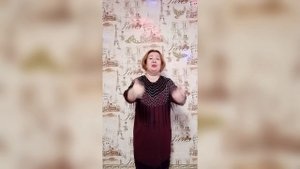 Песня на жестовом языке "За окном поселилась зима"