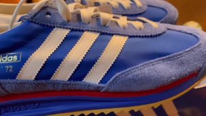 adidas SL 72 RS shoes in blue and white
