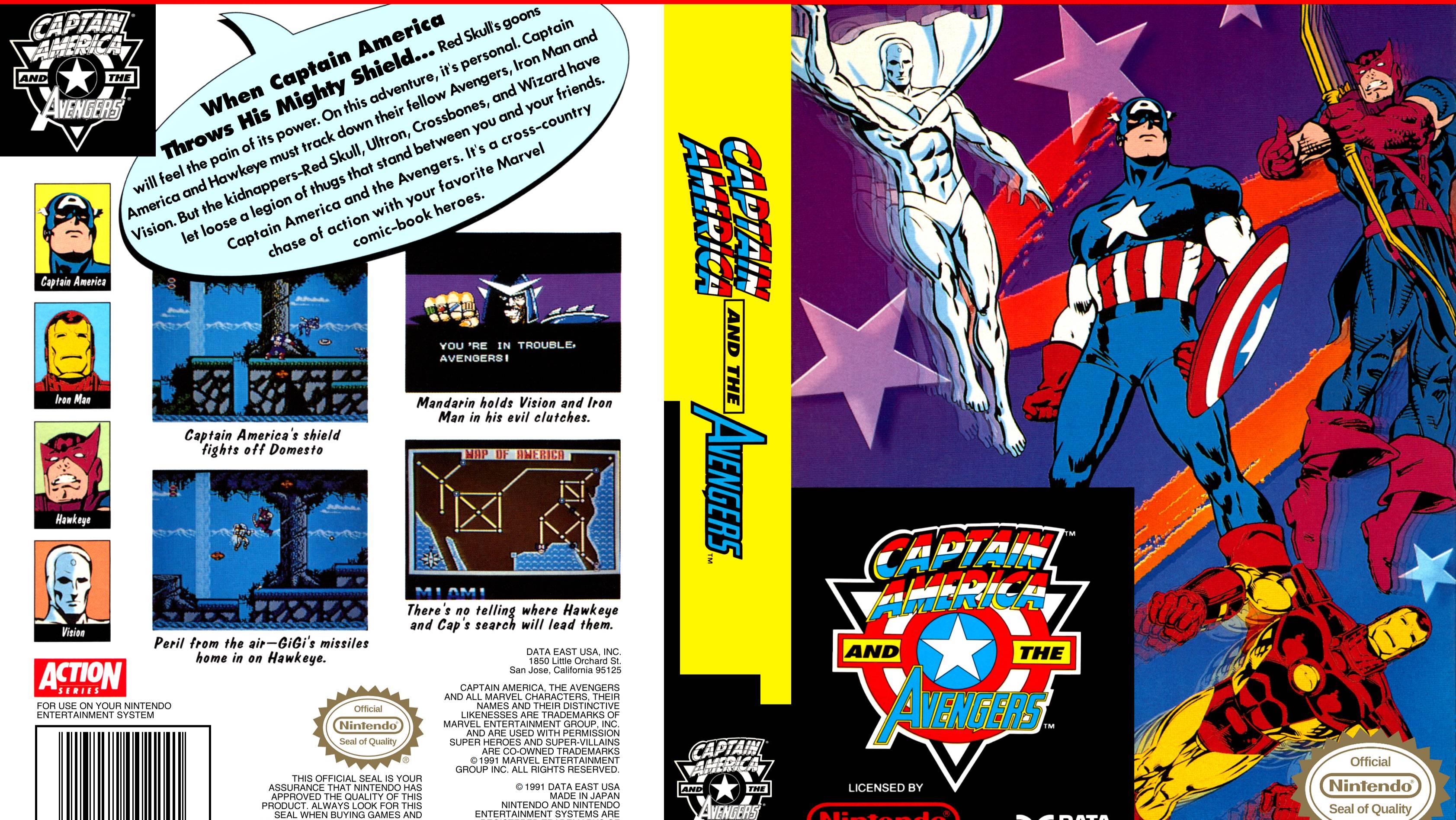 Captain America And The Avengers // Капитан Америка и Мстители // NES // Dendy // 1440p, 60 fps