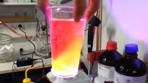 Fluorescence in the bulk of materials.