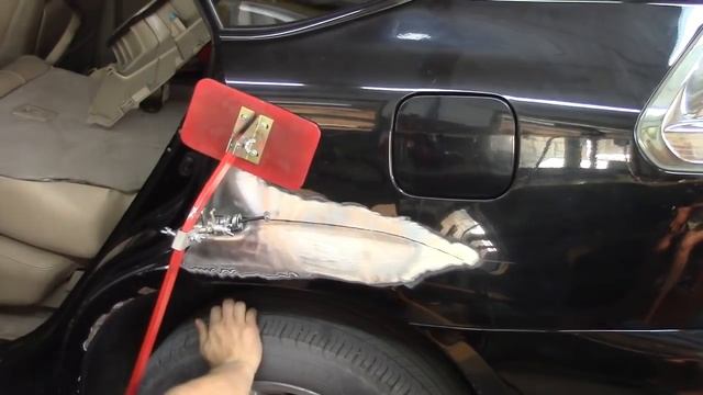 Уставший Лексус. Body repair after an accident.