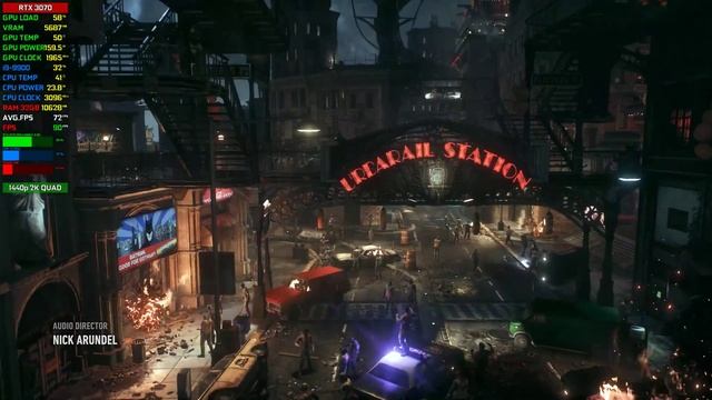 RTX 3070 | Batman: Arkham Knight - Gameplay @ 1440p (Quad) ᴴᴰ ✔