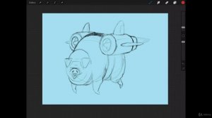 The Digital Painting. Lesson 11. Cutout Style. Part 64 - Choosing and Preparing your Sketch