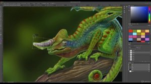 The Digital Painting. Lesson 12. Photorealistic Style. Part 83 - Adding Photo Textures