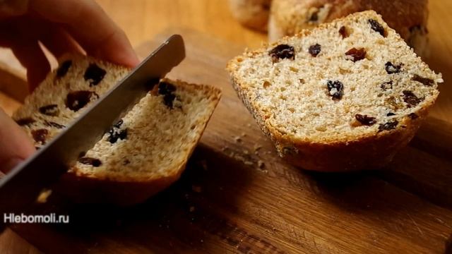 Цельнозерновой кулич на закваске, разрез смотреть онлайн