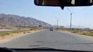 Из города Кайраккум едем в город Худжанд Согдийская область Таджикистан ...