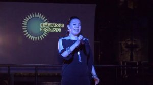 Шорская певица Чылтыс Таннагашева в г.Омске
