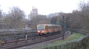 Именной поезд метро- ,,Акварель''.