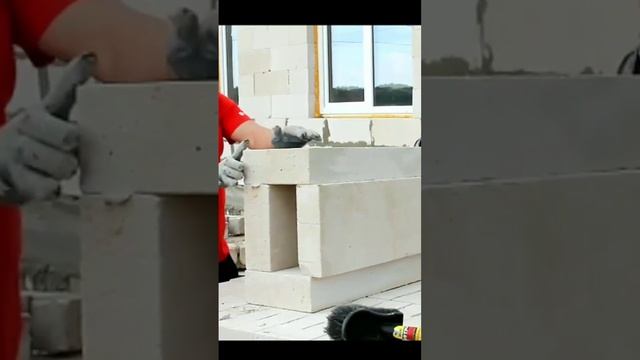 #Склеили #мангал из #газоблока на #пену. #механика