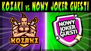 ЧЕТВЕРТЬФИНАЛ MATCHERINO CUP 1400$ - BUZKO MEBIUS NOB (KOZAKI) vs NOWY JOKER GUESTI #brawlstars